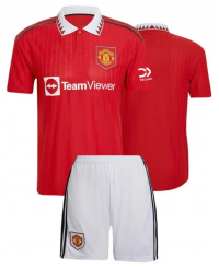 Форма  футбольного клуба Юнайтед  Манчестер 2022/2023 (комплект: футболка + шорты + гетры) 1