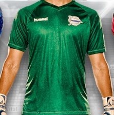 Мужская форма голкипера футбольного клуба Алавес 2016/2017 (комплект: футболка + шорты + гетры)