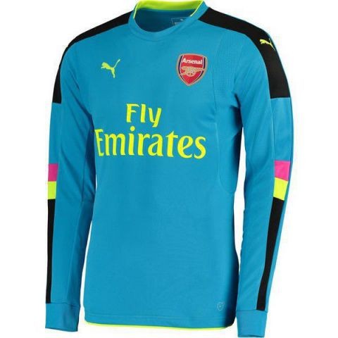 Мужская форма голкипера футбольного клуба Арсенал 2016/2017 (комплект: футболка + шорты + гетры)