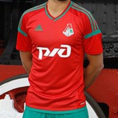 Футболка игрока футбольного клуба Локомотив Ренат Янбаев 2015/2016